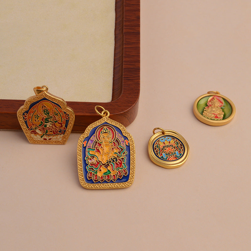 Empower Your Fortune: The Dakini Wealth Goddess Necklace for Women