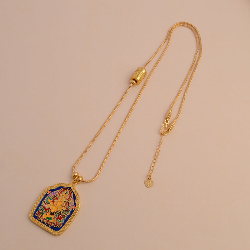 Empower Your Fortune: The Dakini Wealth Goddess Necklace for Women