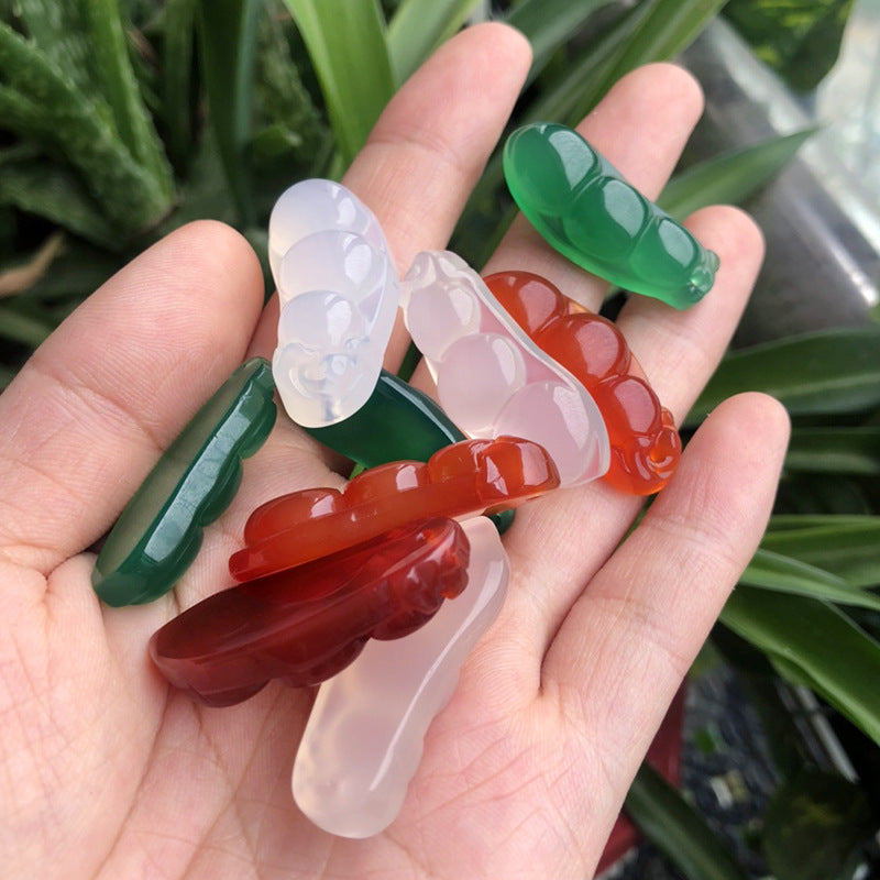Harvest Abundance: The Chalcedony Fertility and Prosperity Necklace