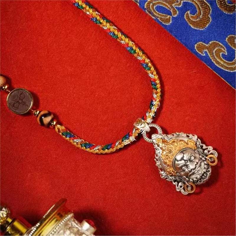 Unleash the Wealth Wave with the Auspicious Yellow Wealth Deity Necklace