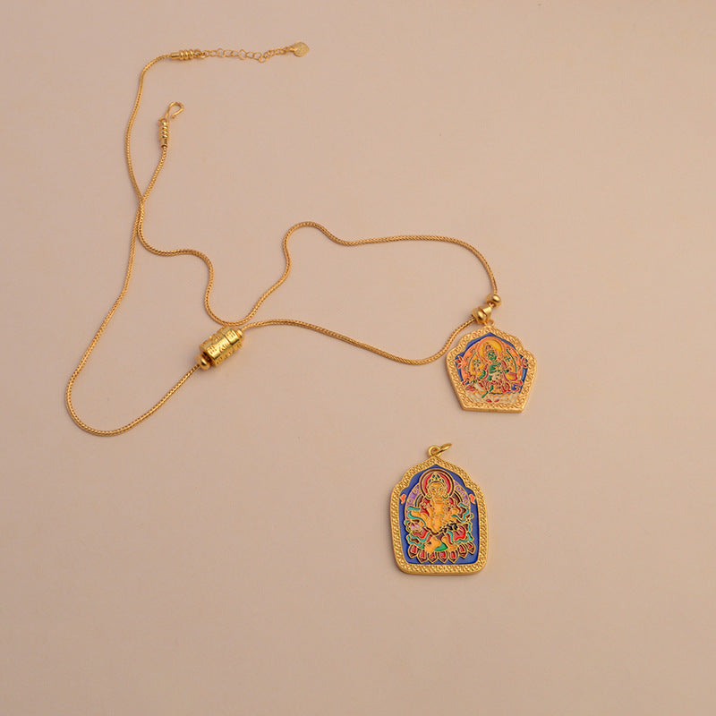Empower Your Fortune: The Dakini Wealth Goddess Necklace for Women
