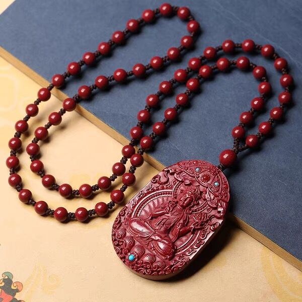 Fortify Your Destiny: The Cinnabar Guardian Buddha Amulet