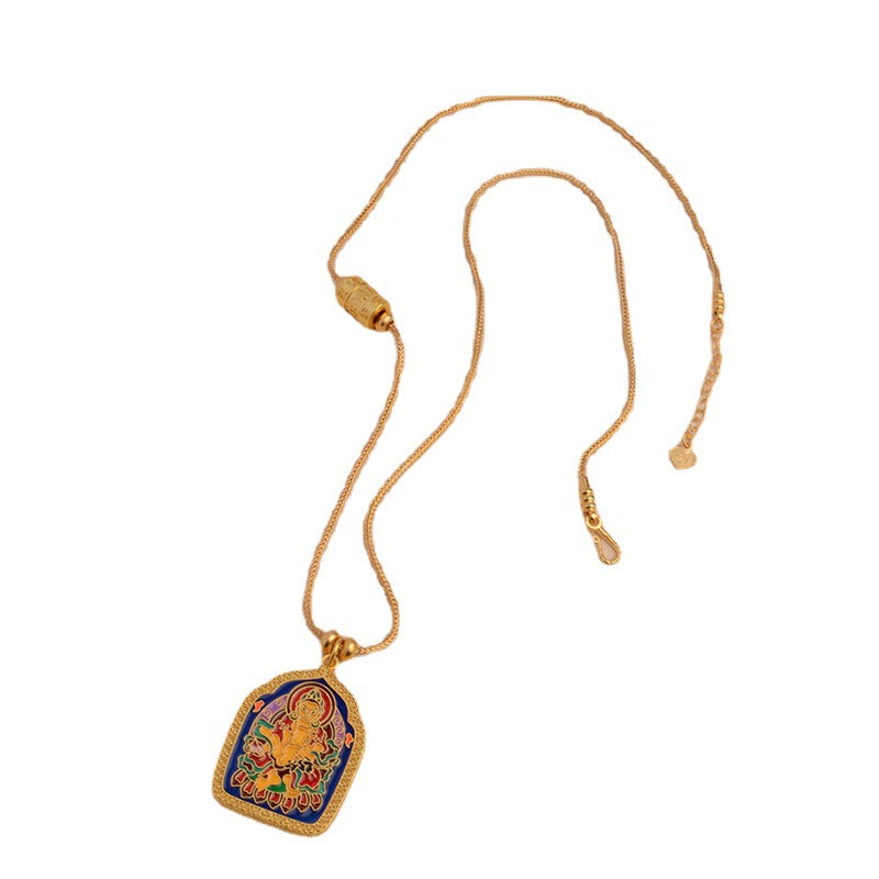Empower Your Fortune: The Dakini Wealth Goddess Necklace for Women