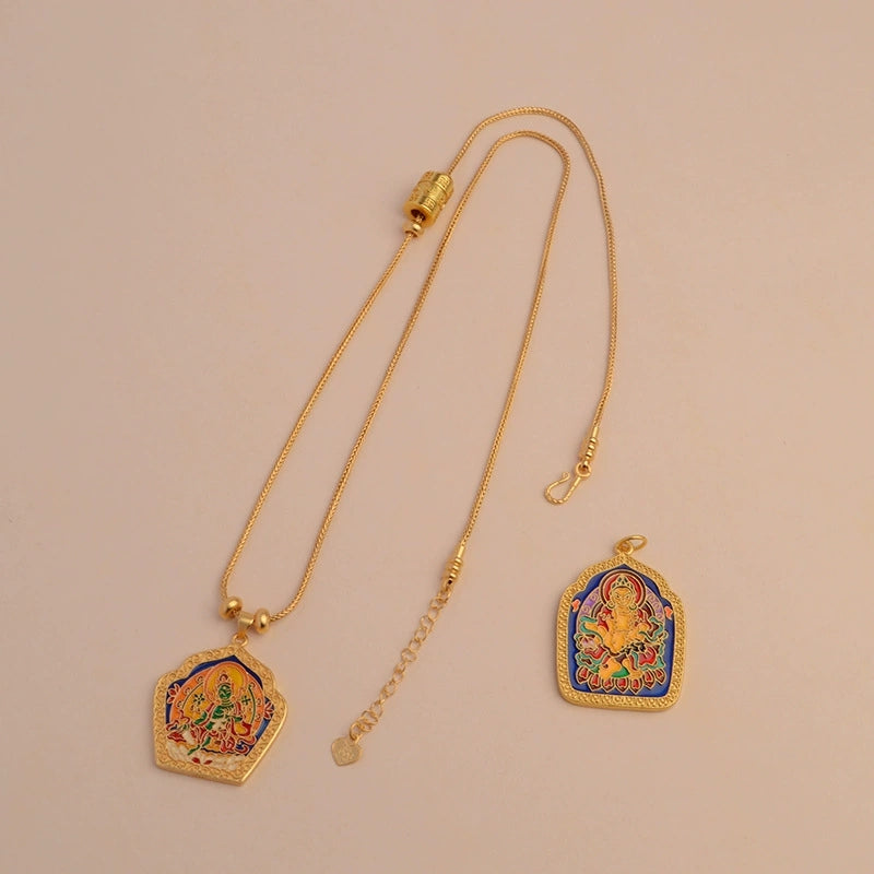 Empower Your Fortune: The Dakini Wealth Goddess Necklace for Women