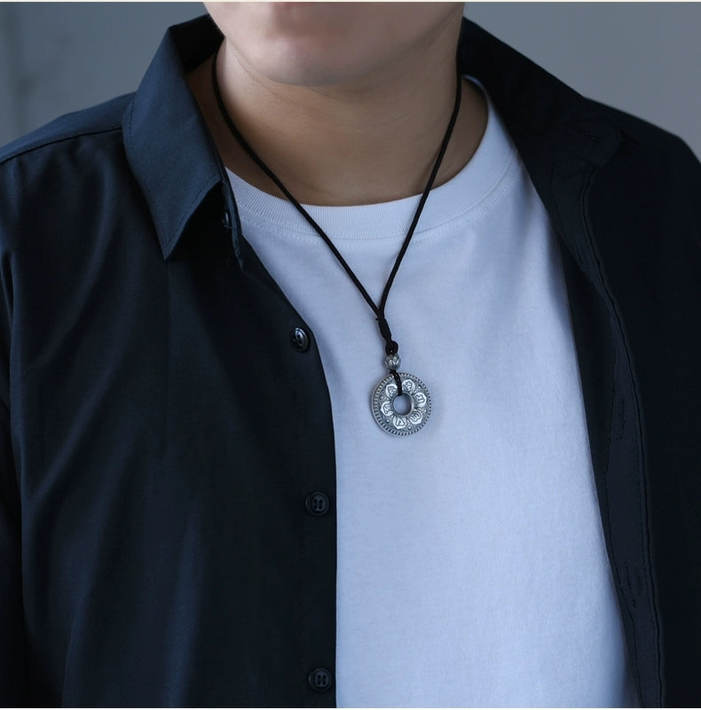 Unleash Inner Calm: The Power of the Mantra and Amulet Necklace