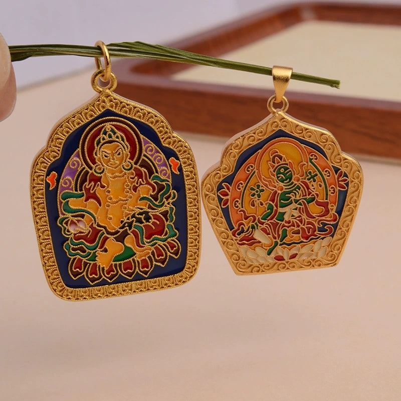 Empower Your Fortune: The Dakini Wealth Goddess Necklace for Women