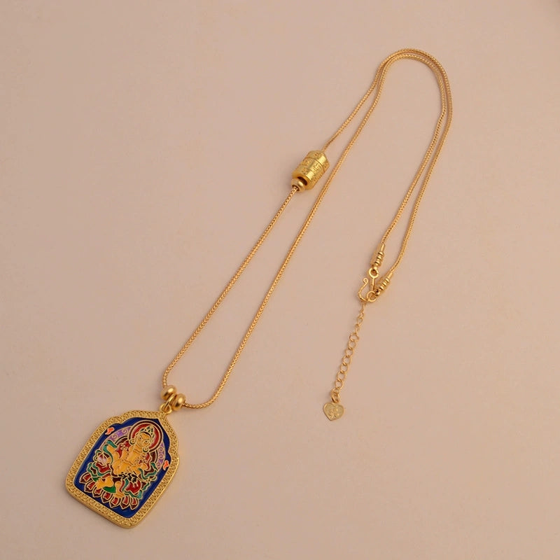 Empower Your Fortune: The Dakini Wealth Goddess Necklace for Women