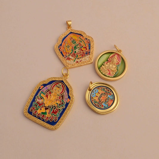 Empower Your Fortune: The Dakini Wealth Goddess Necklace for Women