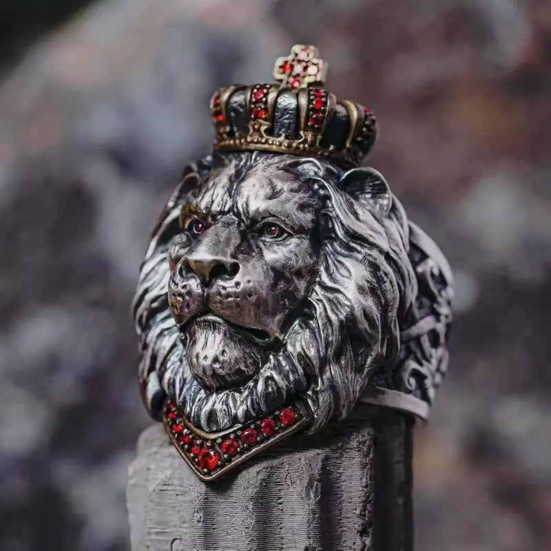 Unleash Your Majesty: The Lion's Might Power Ring