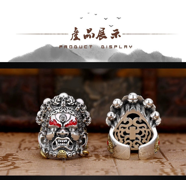 Command Wealth and Prosperity with the Black and Yellow Wealth Deity Rings